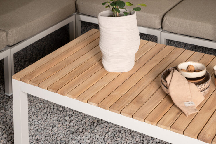 Brasilia – Table basse – Beige – 120 x 60 cm