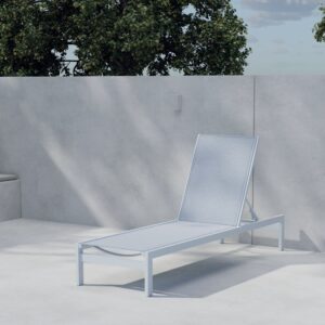 Copacabana – Bain de soleil – Bleu clair – 195 x 60 x 30 cm