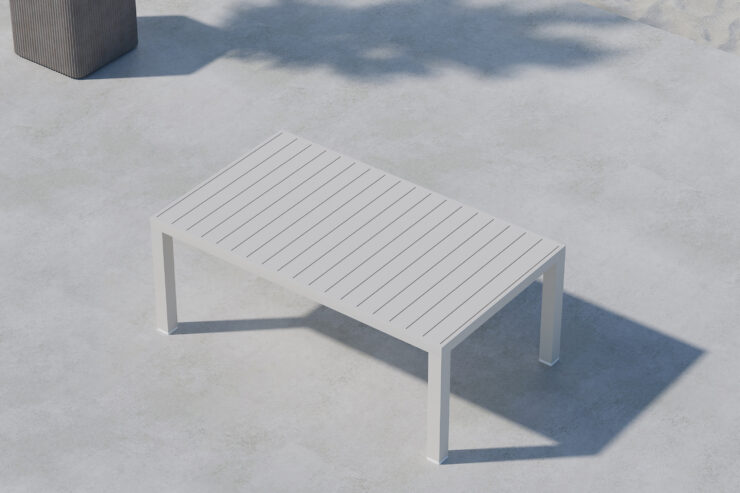 Copacabana – Table basse – Beige – 120 x 70 cm