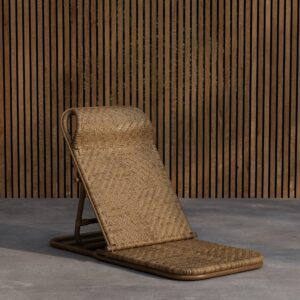 Ellie – Bain de soleil – Marron – 90 x 45 x 65 cm