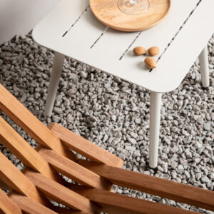 Kenya – Fauteuil lounge – Beige, Naturel – 68 x 100 x 86 cm