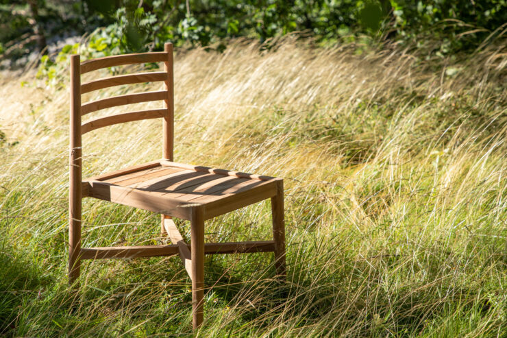 Kenya – Chaise de salle à manger – Naturel – 52 x 80 x 50 cm