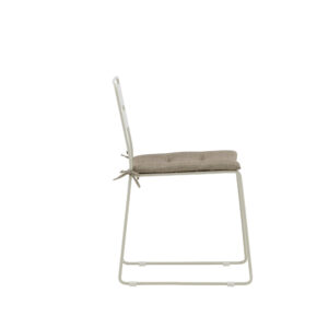 Lina – Coussin de chaise – Beige – 45 x 3 x 42 cm