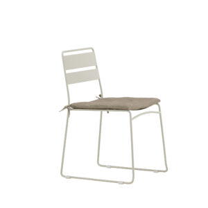 Lina – Coussin de chaise – Beige – 45 x 3 x 42 cm