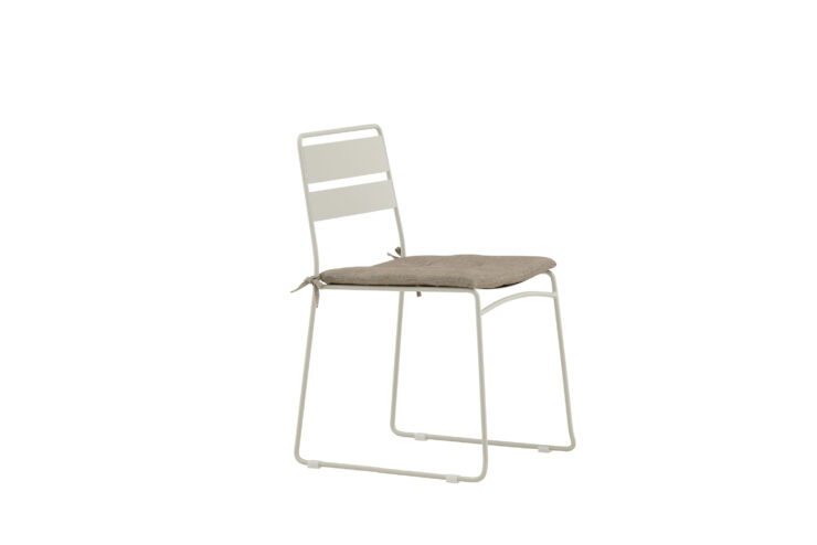 Lina – Coussin de chaise – Beige – 45 x 3 x 42 cm