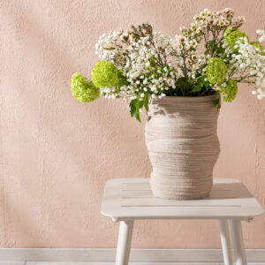 Lina – Table d&rsquo;appoint – Beige – 40 x 40 cm