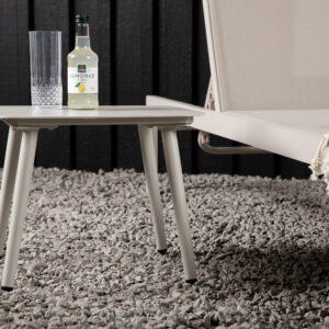 Lina – Table d&rsquo;appoint – Beige – 40 x 40 cm