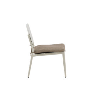 Lina – Fauteuil lounge – Beige, Sable – 59 x 73 x 55 cm