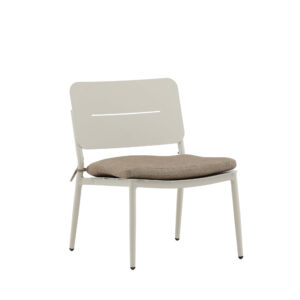 Lina – Fauteuil lounge – Beige, Sable – 59 x 73 x 55 cm