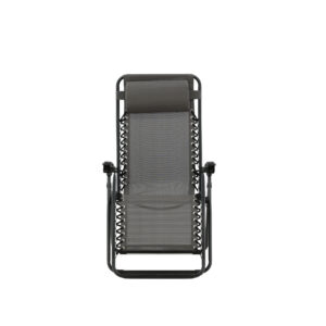 Melker – Bain de soleil – Noir, Gris – 90 x 112 x 65 cm