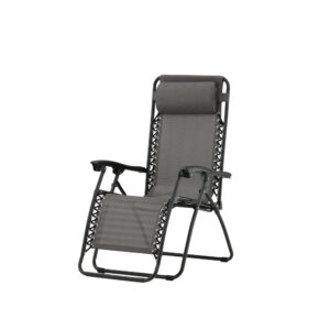 Melker – Bain de soleil – Noir, Gris – 90 x 112 x 65 cm