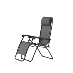 Melker – Bain de soleil – Noir, Gris – 90 x 112 x 65 cm