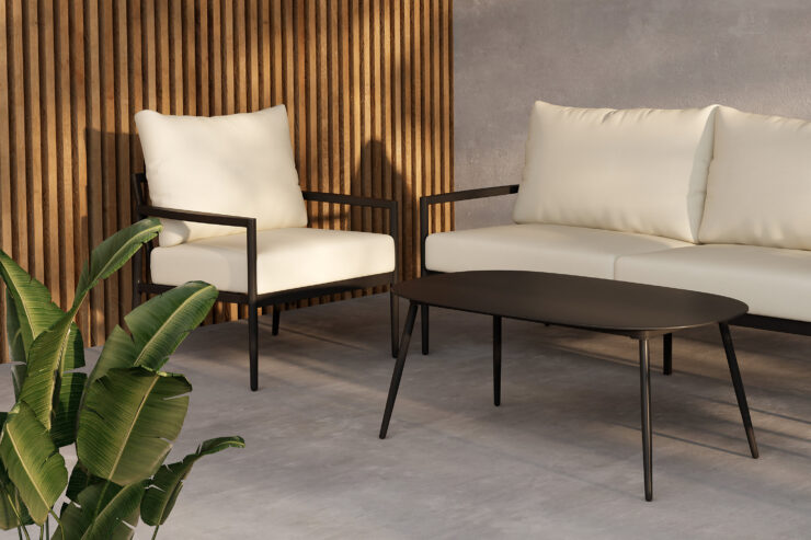 Taromina – Salon lounge – Noir