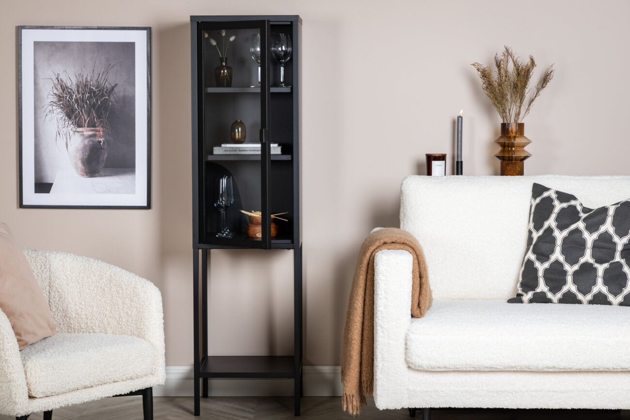 Misha – Meuble de rangement – Noir – 35 x 150 x 40,5 cm