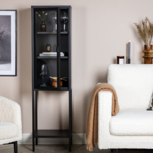 Misha – Meuble de rangement – Noir – 35 x 150 x 40,5 cm