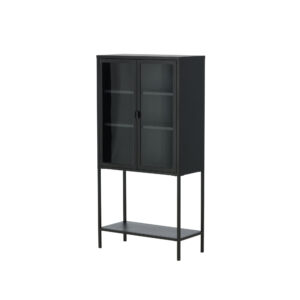 Misha – Meuble de rangement – Noir – 35 x 150 x 75 cm