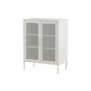 Misha – Meuble de rangement – Blanc – 40 x 102 x 80 cm