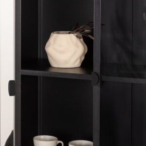 Piring – Meuble de rangement – Noir – 40 x 190 x 90 cm
