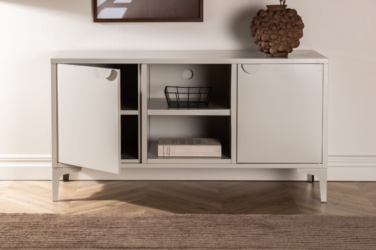 Piring – Meuble TV – Beige – 40 x 63 x 120 cm