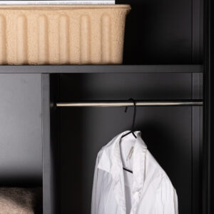 Piring – Wardrobe – Noir – 45 x 183 x 85 cm