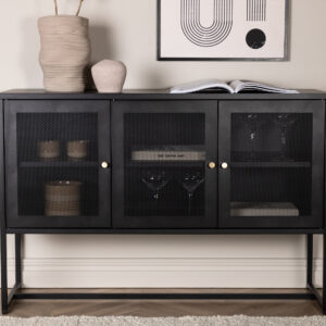 Malla – Meuble de rangement – Noir – 40 x 80 x 120 cm