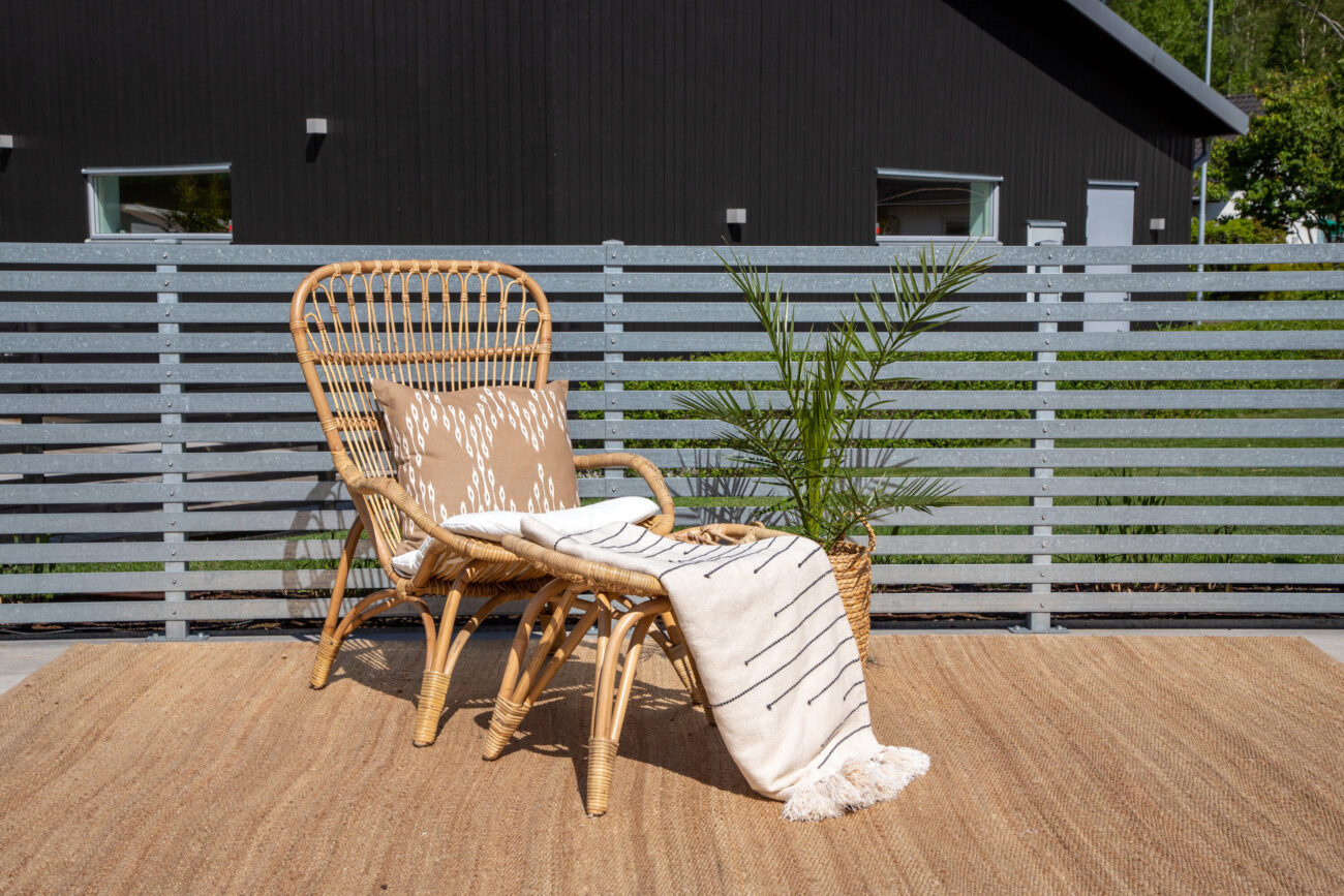 Ella – Fauteuil lounge – Blanc cassé – 76 x 65 x 98 cm