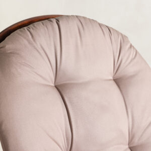 Swing – Fauteuil lounge – Noyer foncé – 85 x 108 x 74 cm