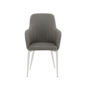 Comfort – Chaise de salle à manger – Gris, Blanc – 61 x 92 x 58 cm