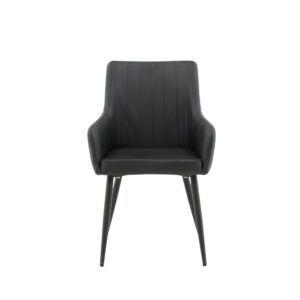 Comfort – Chaise de salle à manger – Noir – 61 x 92 x 58 cm