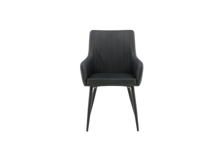 Comfort – Chaise de salle à manger – Noir – 61 x 92 x 58 cm