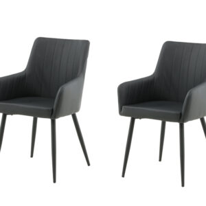 Comfort – Chaise de salle à manger – Noir – 61 x 92 x 58 cm