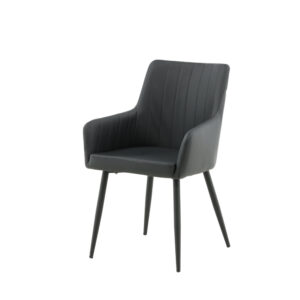 Comfort – Chaise de salle à manger – Noir – 61 x 92 x 58 cm