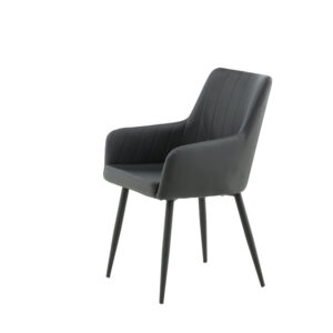 Comfort – Chaise de salle à manger – Noir – 61 x 92 x 58 cm
