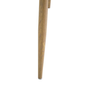 Plaza – Table à manger ronde – Naturel, Blanc – ⌀100 cm