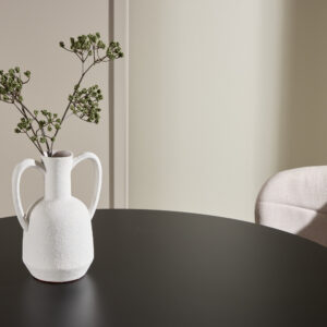 Plaza – Table à manger ronde – Noir – ⌀100 cm
