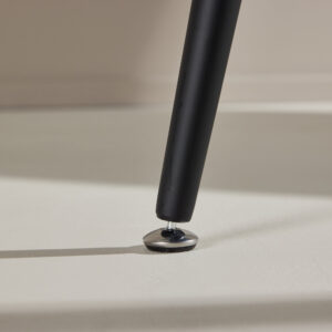 Plaza – Table à manger ronde – Noir – ⌀100 cm