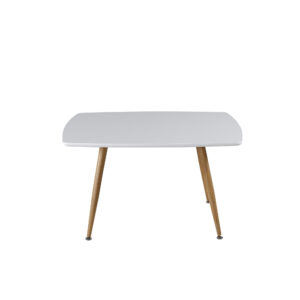 Plaza – Table basse – Naturel, Blanc – 80 x 80 cm