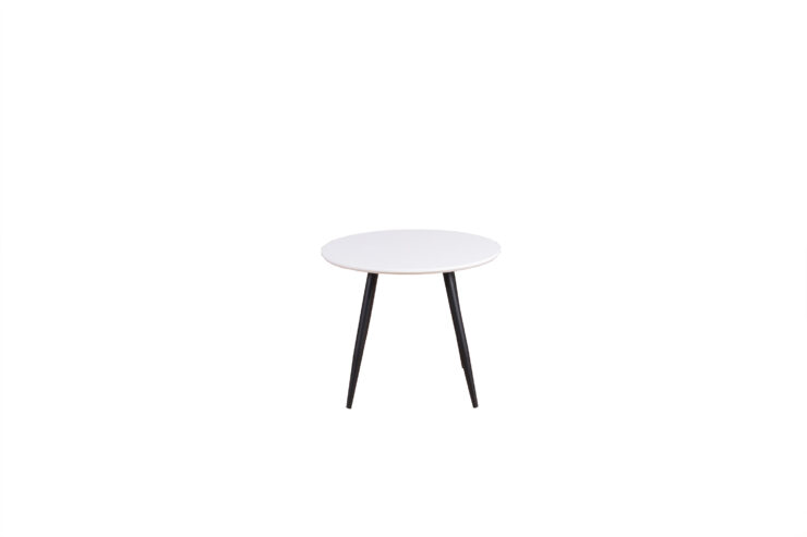 Plaza – Kids Table – Noir, Blanc – ⌀60 cm