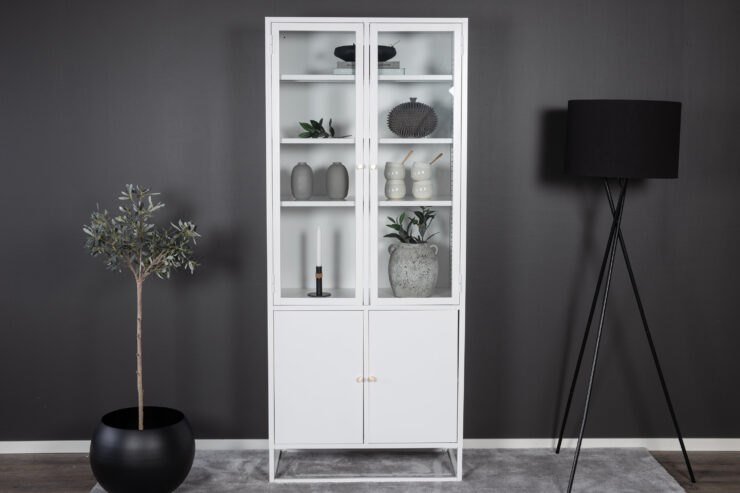 Bakal – Meuble de rangement – Blanc – 40,5 x 190 x 80 cm