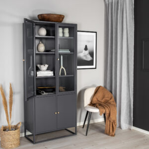 Bakal – Meuble de rangement – Gris clair – 40,5 x 190 x 80 cm