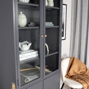 Bakal – Meuble de rangement – Gris clair – 40,5 x 190 x 80 cm