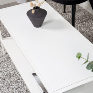 Staal – Table basse – Blanc – 102 x 45 cm