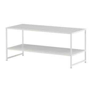 Staal – Table basse – Blanc – 102 x 45 cm