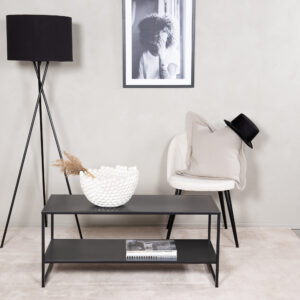 Staal – Table basse – Noir – 102 x 45 cm