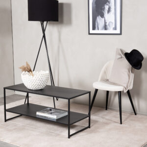 Staal – Table basse – Noir – 102 x 45 cm