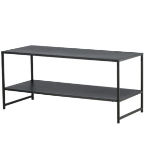 Staal – Table basse – Noir – 102 x 45 cm