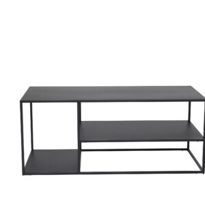 Staal – Table basse – Noir – 120 x 50 cm