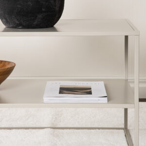 Staal – Table basse – Beige – 120 x 50 cm
