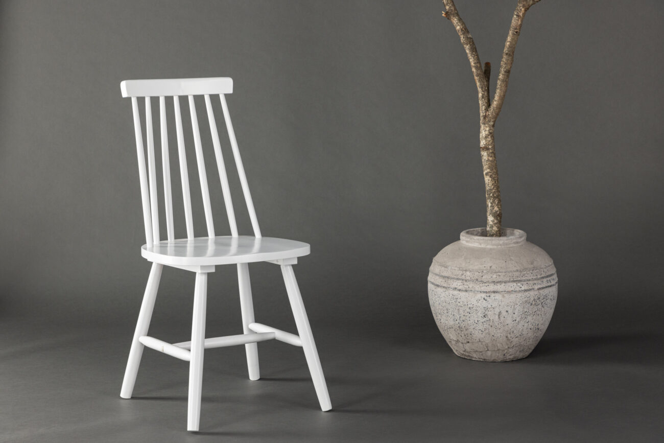 Lönneberga – Chaise de salle à manger – Blanc – 50 x 88 x 43 cm