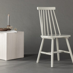 Lönneberga – Chaise de salle à manger – Gris clair – 50 x 88 x 43 cm